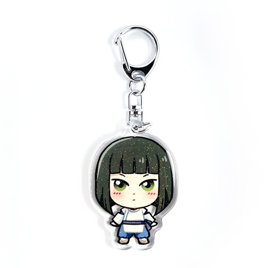 Haku | Spirited Away Acrylic Glitter Keychain
