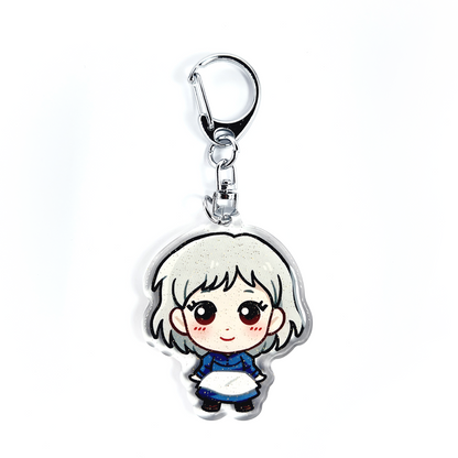 Sophie Hatter | Howl's Moving Castle Acrylic Glitter Keychain