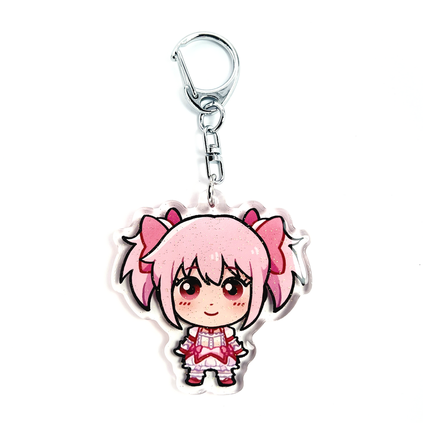 Madoka Kaname | Madoka Magica Acrylic Glitter Keychain