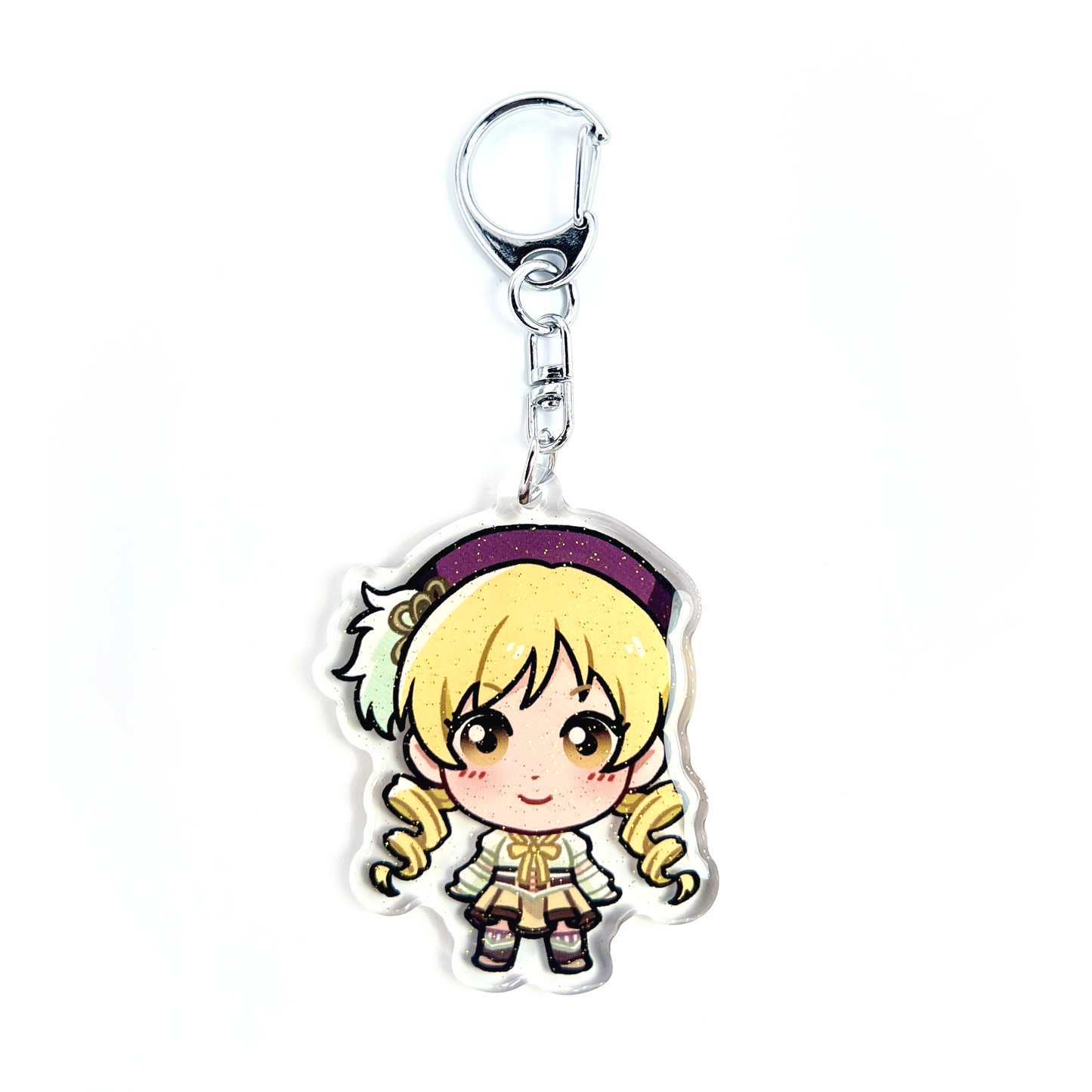 Mami Tomoe | Madoka Magica Acrylic Glitter Keychain