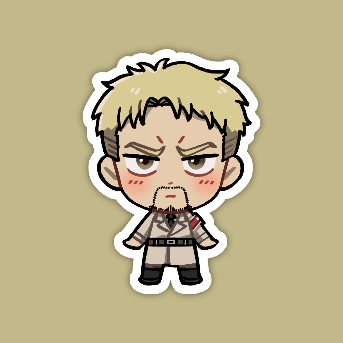 Reiner Braun | Attack on Titan Vinyl Sticker