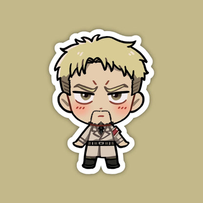 Reiner Braun | Attack on Titan Vinyl Sticker