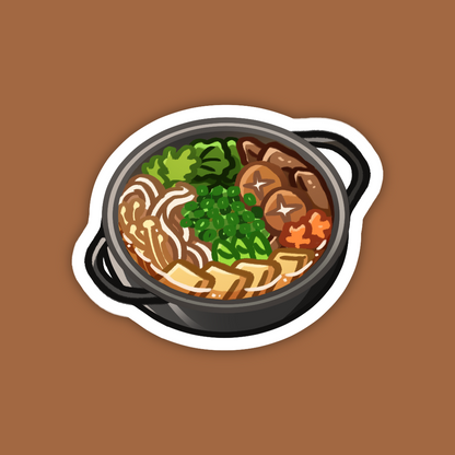 Sukiyaki, Shabu Shabu Sticker