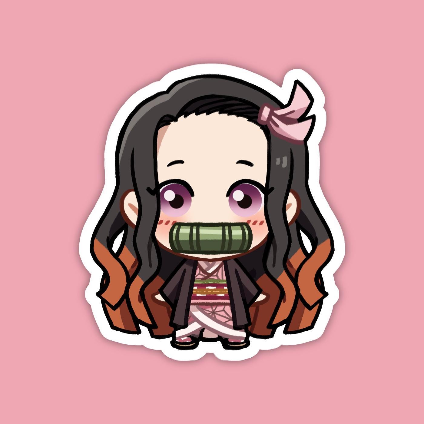 Nezuko Kamado | Kimetsu no Yaiba Vinyl Sticker