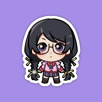 Tsubasa Hanekawa | Bakemonogatari Vinyl Sticker