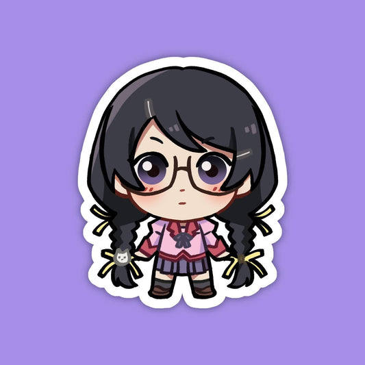 Tsubasa Hanekawa | Bakemonogatari Vinyl Sticker