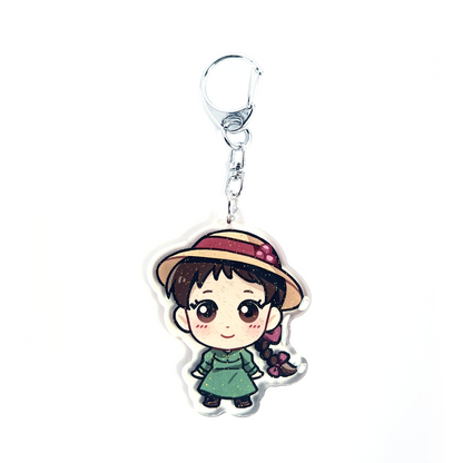 Sophie Hatter | Howl's Moving Castle Acrylic Glitter Keychain