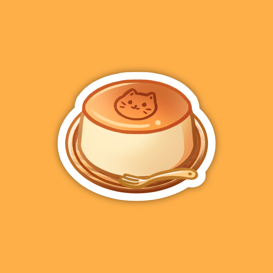 Japanese Cheesecake Sticker