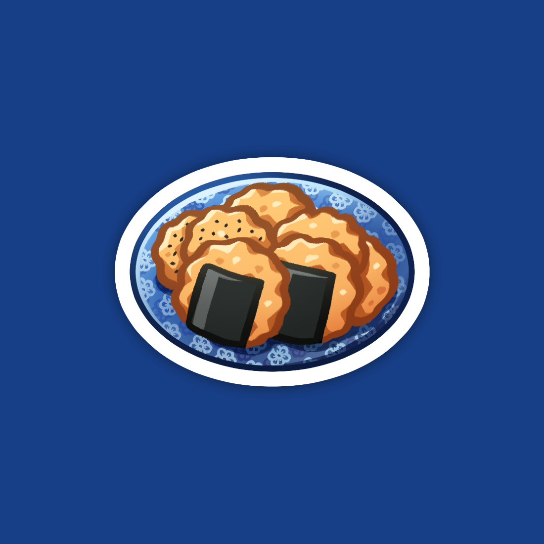 Senbei Rice Cracker Sticker