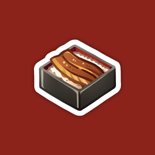 Unadon, Eel Rice Bowl Sticker