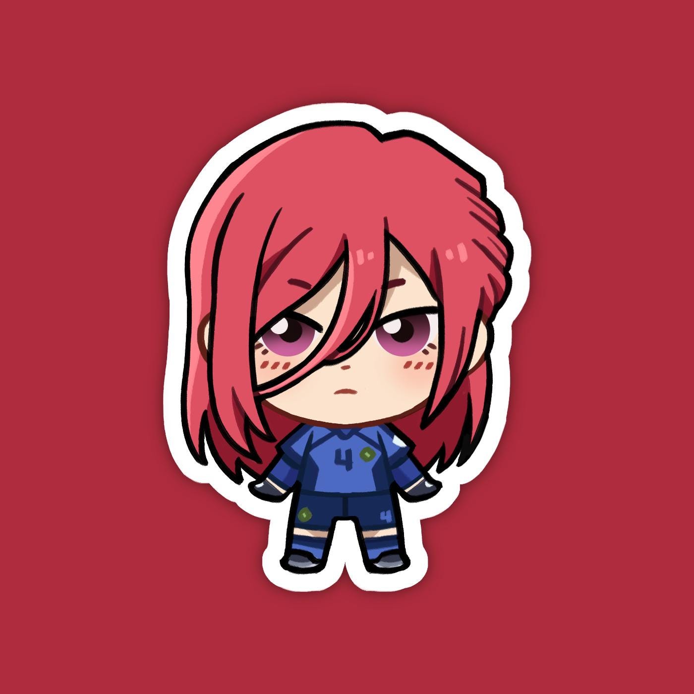 Hyoma Chigiri | Blue Lock Vinyl Sticker