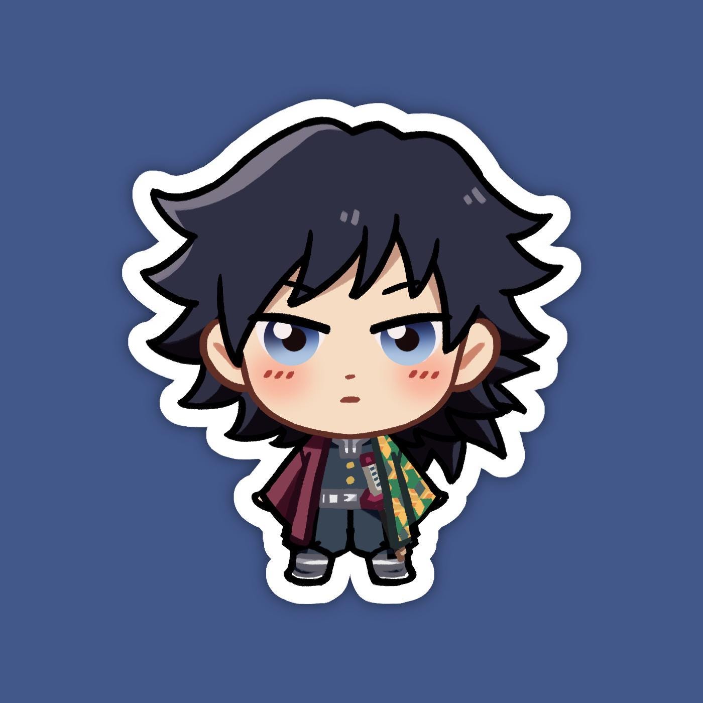 Giyu Tomioka | Kimetsu no Yaiba Vinyl Sticker