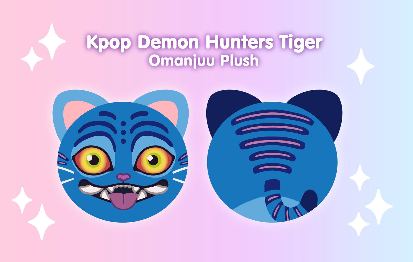 The Tiger | KPop Demon Hunters Omanjuu Plush Keychain
