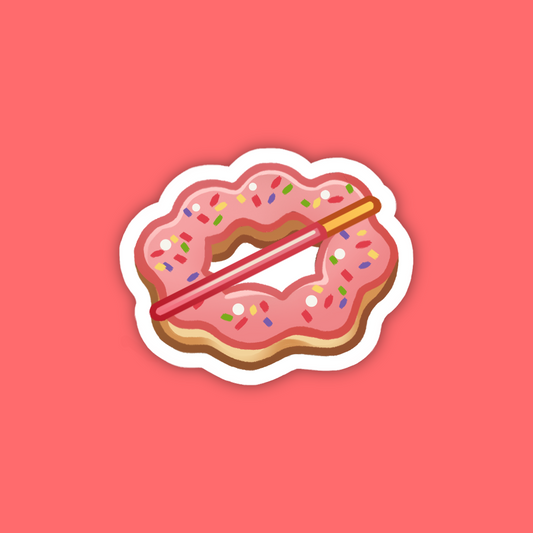 Strawberry Mochi Donut Sticker