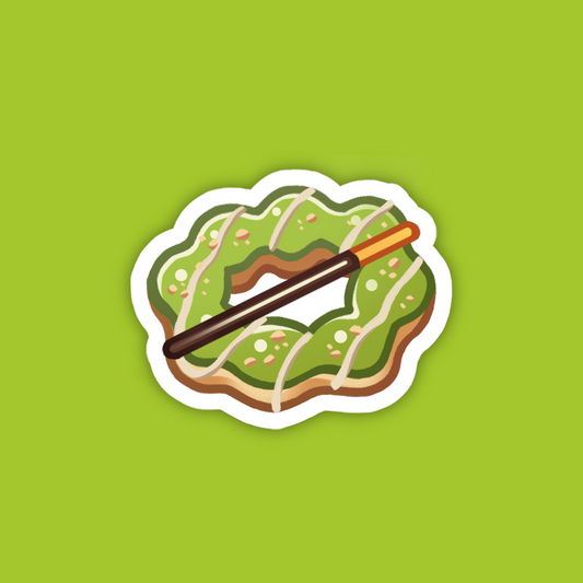Matcha Mochi Donut Sticker