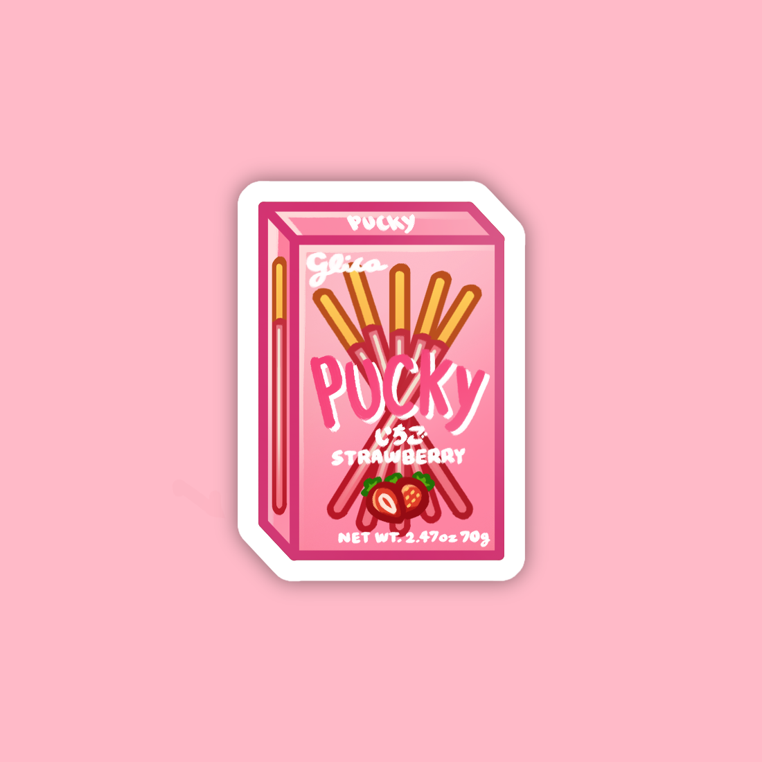 Strawberry Pocky Biscuit Sticks