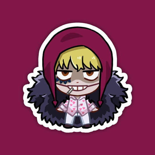 Donquixote Rosinante Corazon | One Piece Vinyl Sticker