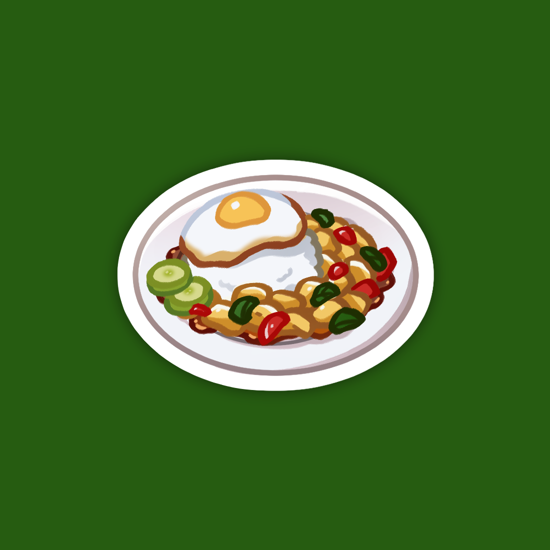 Pad Kapao Sticker
