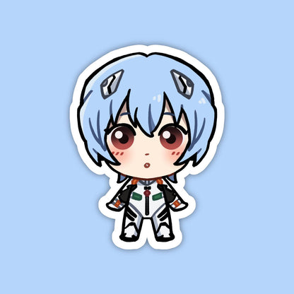 Rei Ayanami | Neon Genesis Evangelion Vinyl Sticker