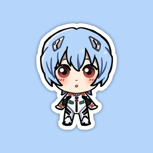 Rei Ayanami | Neon Genesis Evangelion Vinyl Sticker