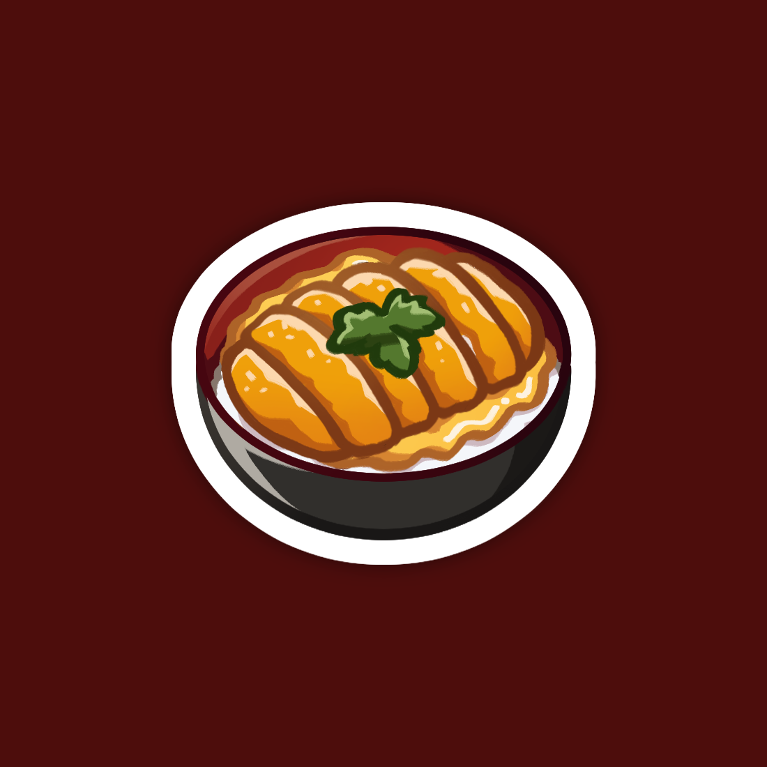 Katsudon Sticker
