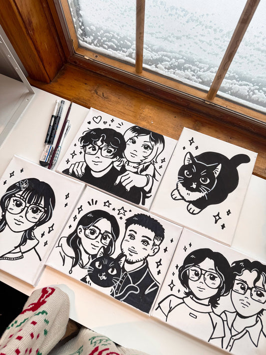 ⋆˙⟡ Live Portrait On Canvas ⋆˙⟡