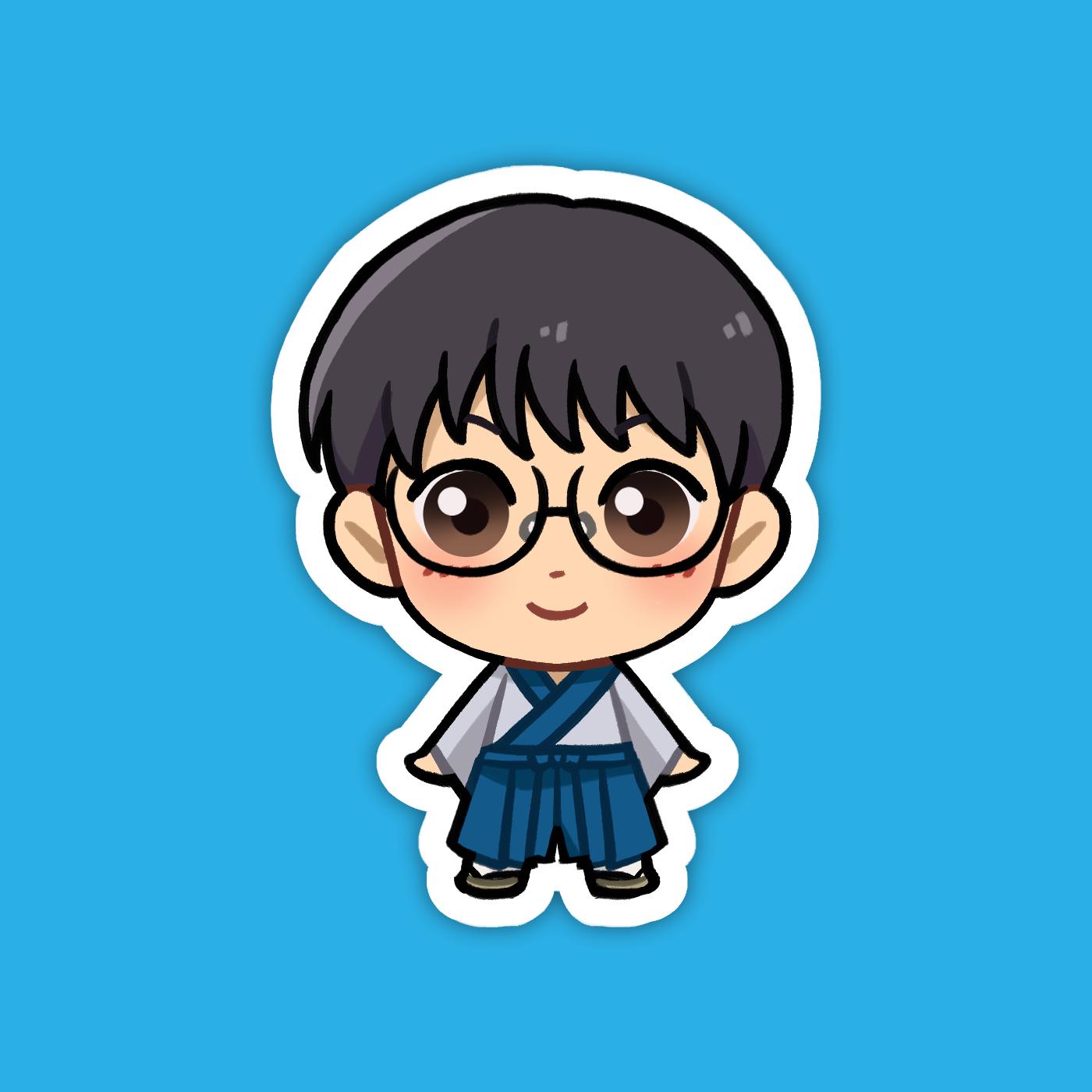 Shinpachi Shimura | Gintama Vinyl Sticker