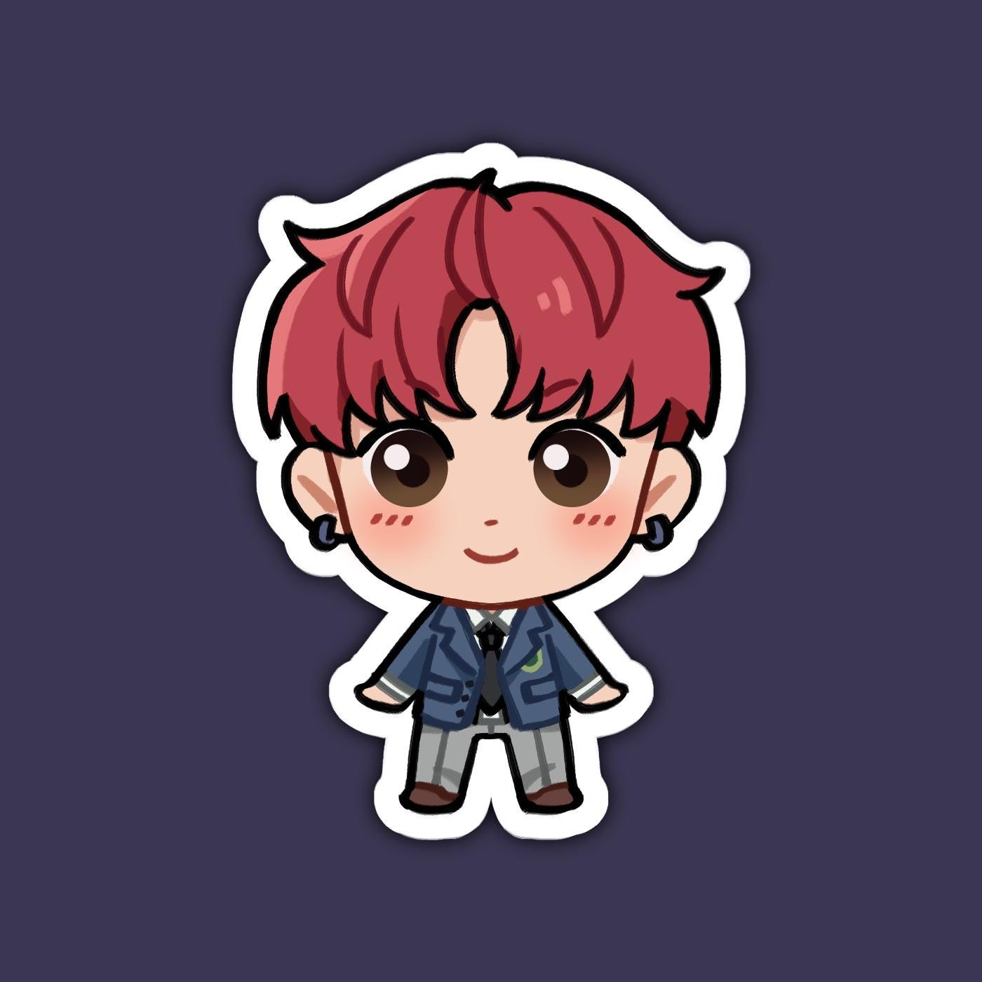 Jin Enjoji, Jiji | Dandadan Vinyl Sticker