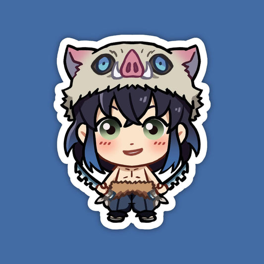 Inosuke Hashibira | Kimetsu no Yaiba Vinyl Sticker