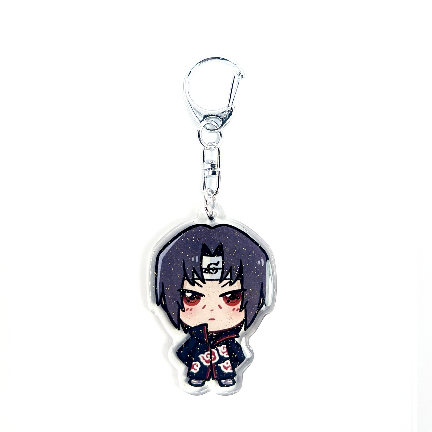 Itachi Uchiha | Naruto Acrylic Glitter Keychain