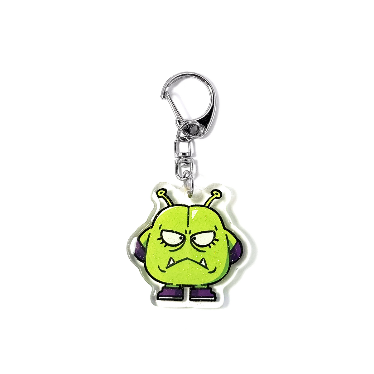 King Nikochan | Dr. Slump Acrylic Glitter Keychain
