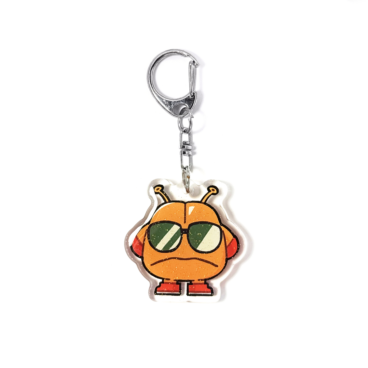 King Nikochan's servant | Dr. Slump Acrylic Glitter Keychain