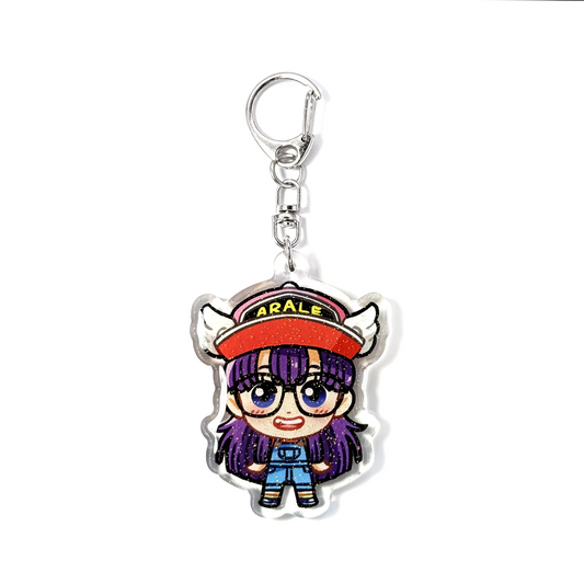 Arale | Dr. Slump Acrylic Glitter Keychain