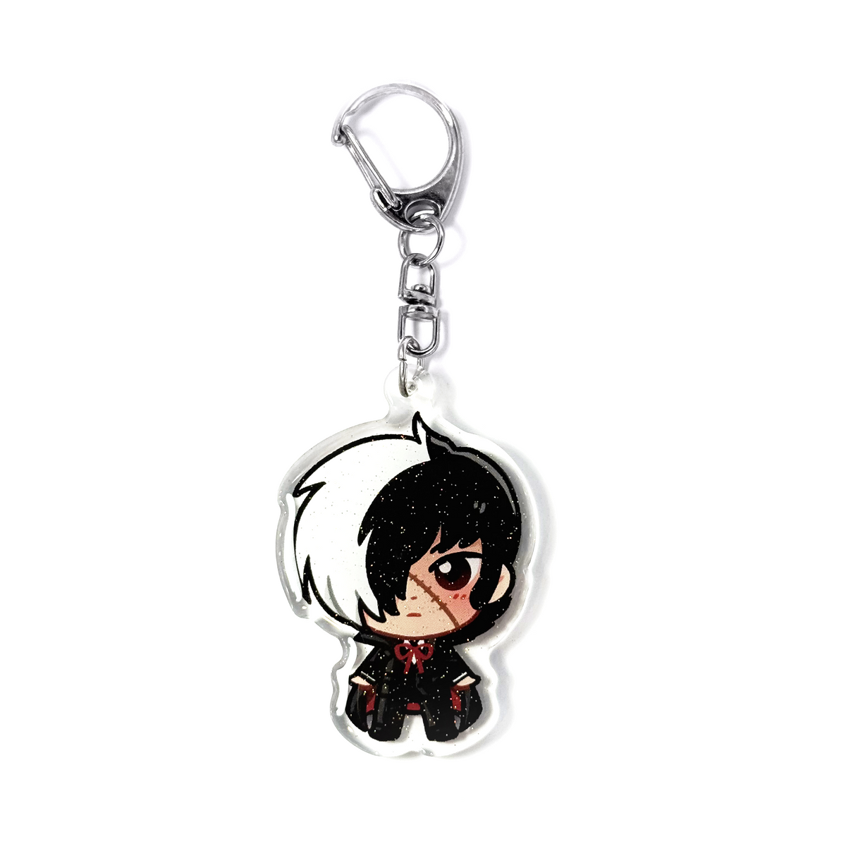 Black Jack | Black Jack Acrylic Glitter Keychain