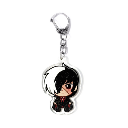 Black Jack | Black Jack Acrylic Glitter Keychain