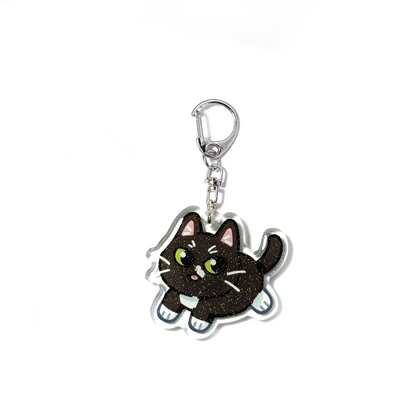 Bruce Cat Keychain