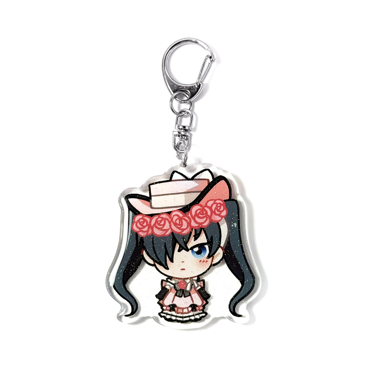 Ciel Phantomhive | Black Butler Acrylic Glitter Keychain