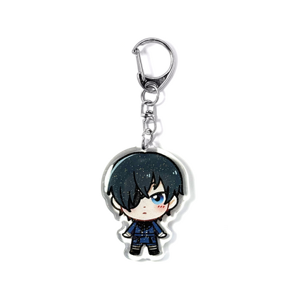 Ciel Phantomhive | Black Butler Acrylic Glitter Keychain