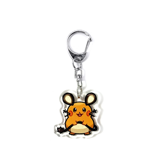 Dedenne | Pokemon Acrylic Glitter Keychain