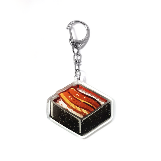 Eel Rice Bowl Keychain