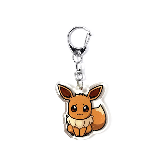 Eevee | Pokemon Acrylic Glitter Keychain