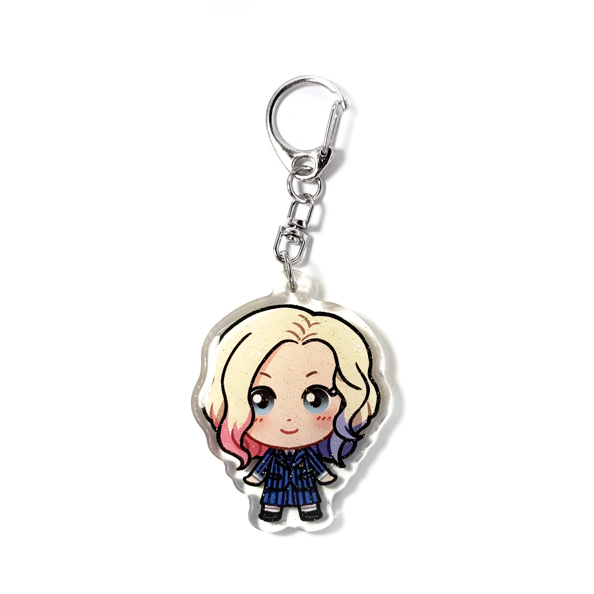 Enid Sinclair | Wednesday Acrylic Glitter Keychain