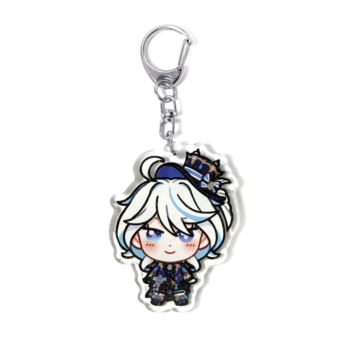 Furina | Genshin Impact Acrylic Glitter Keychain