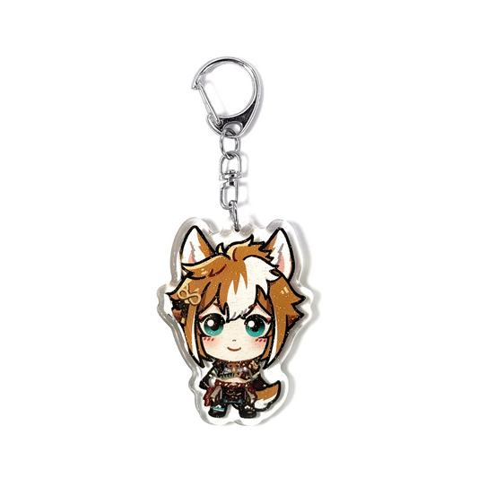 Gorou | Genshin Impact Acrylic Glitter Keychain