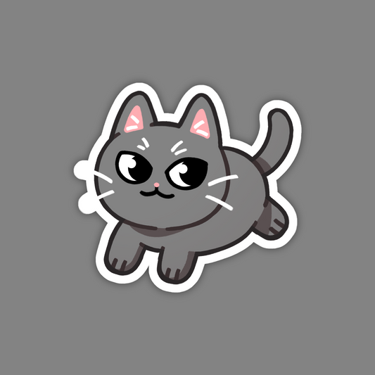 Gray Chartreux Cat Sticker