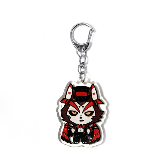 Husk | Hazbin Hotel Acrylic Glitter Keychain