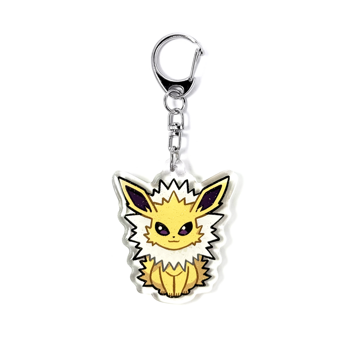 Jolteon | Pokemon Acrylic Glitter Keychain