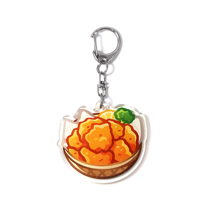 Karaage Japanese Fried Chicken Keychain