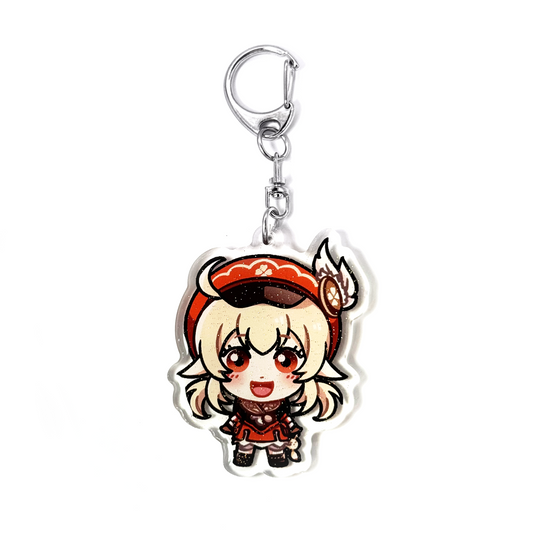 Klee | Genshin Impact Acrylic Glitter Keychain