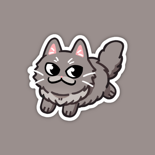 Lilac Persian Cat Sticker